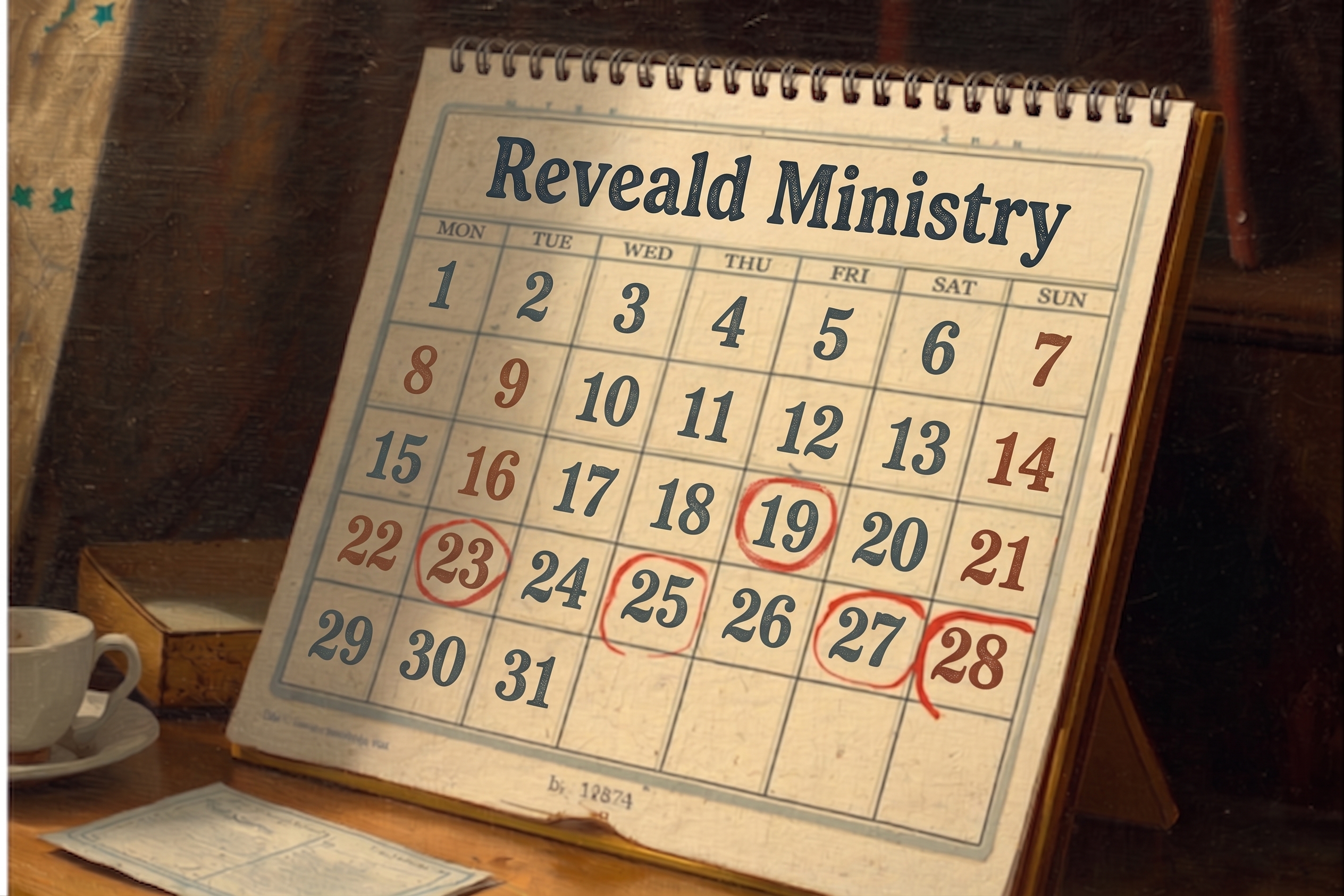 Book Anamarie Calendar